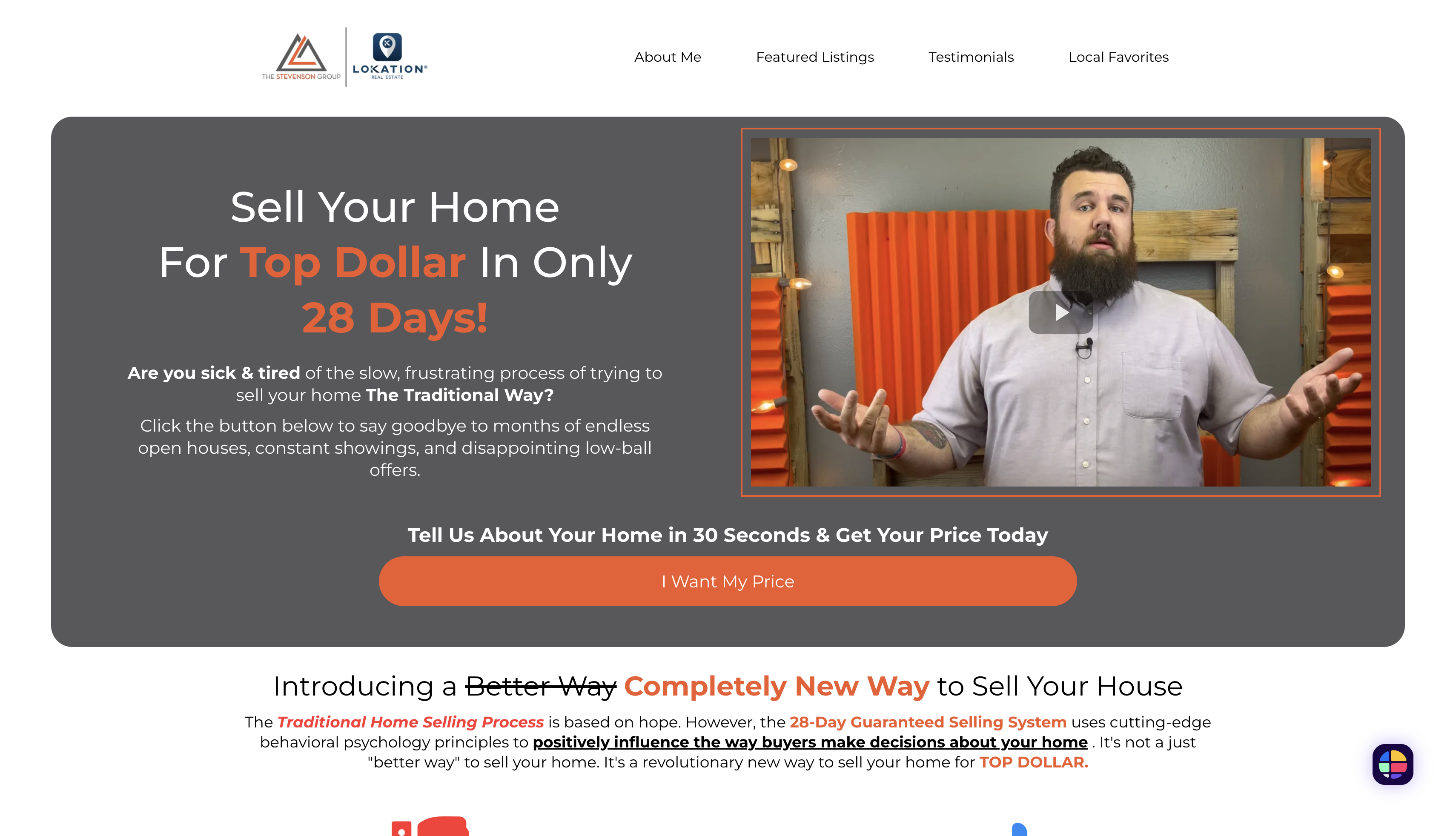 Saturday To Sold real-estate marketing website